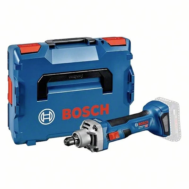 Bosch Professional 18V System Cordless Straight Grinder GGS 18V-20 (incl. 2X 19 mm Spanner, L-BOXX, Without Battery/Charger)