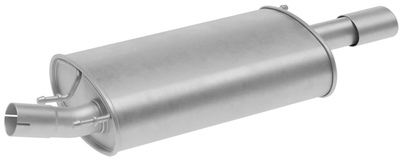 HELLA 8LD 366 030-101 Rear Muffler - Easy2Fit® Kit - Rear - one-piece - Kit with mounting parts