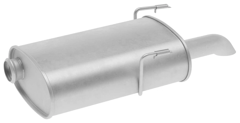 HELLA 8LD 366 032-631 Rear Muffler - Easy2Fit® Kit - Rear - one-piece - Kit with mounting parts - Image 1