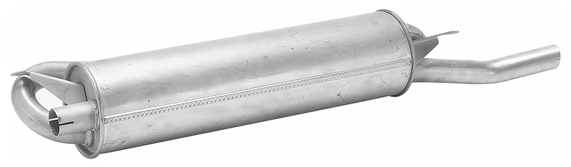 HELLA 8LD 366 031-741 Rear Muffler - Easy2Fit® Kit - Rear - one-piece - Kit with mounting parts - Image 1