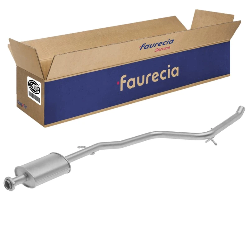 HELLA 8LC 366 023-111 Centre Muffler - Easy2Fit® Kit - Centre - three-piece - Kit with mounting parts - Image 1