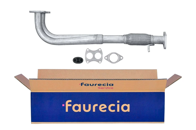 HELLA 8LA 366 000-021 Exhaust Pipe - Easy2Fit® Kit - Front - one-piece - Kit with mounting parts
