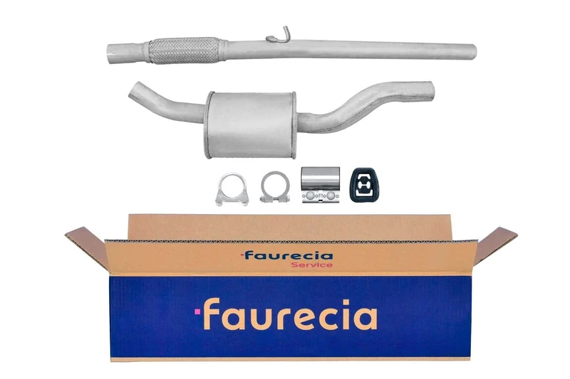 HELLA 8LC 366 023-681 Centre Muffler - Easy2Fit® Kit - Centre - two-piece - Kit with mounting parts