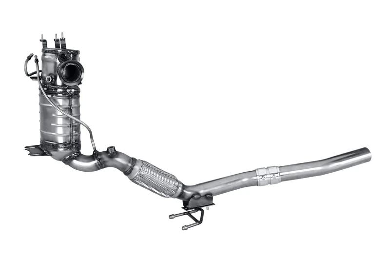 HELLA 8LG 366 071-531 Diesel particulate filter - Easy2Fit® Kit - Euro 4 - two-piece - Kit with mounting parts - Cordierite (Mostly long distance travel)