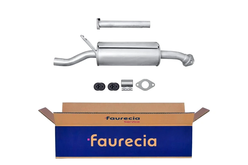 HELLA 8LC 366 023-901 Centre Muffler - Easy2Fit® Kit - Centre - two-piece - Kit with mounting parts - Image 1