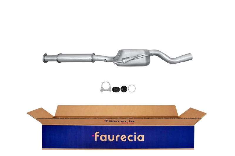 HELLA 8LC 366 023-061 Centre Muffler - Easy2Fit® Kit - Centre - one-piece - Kit with mounting parts