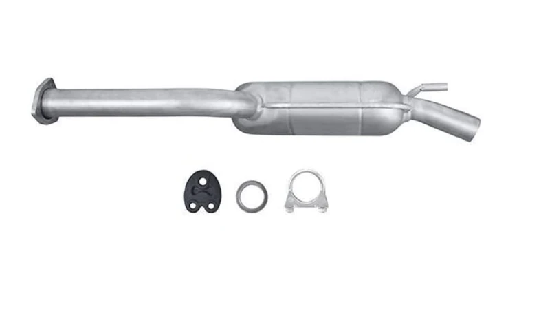 HELLA 8LC 366 025-241 Centre Muffler - Easy2Fit® Kit - Centre - one-piece - Kit with mounting parts