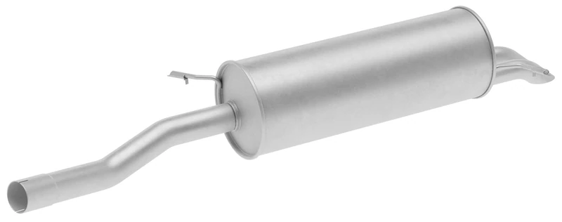 HELLA 8LD 366 027-481 Rear Muffler - Easy2Fit® Kit - Rear - two-piece - Kit with mounting parts