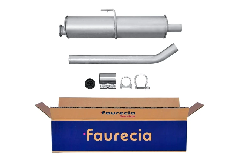 HELLA 8LB 366 020-341 Front Muffler - Easy2Fit® Kit - Front - two-piece - Kit with mounting parts