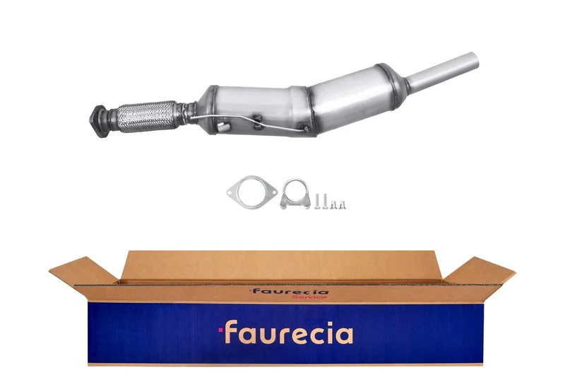 HELLA 8LG 366 071-231 Diesel particulate filter - Easy2Fit® Kit - Euro 5 - one-piece - Kit with mounting parts - Cordierite (Mostly long distance travel)