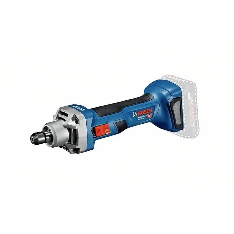 Bosch Professional 18V System Cordless Straight Grinder GGS 18V-20 (incl. 2X 19 mm Spanner, Without Battery/Charger)