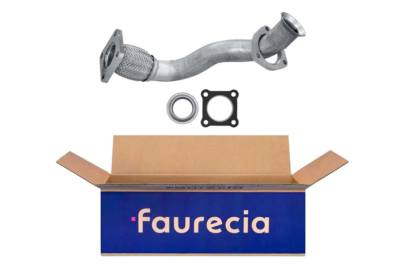HELLA 8LA 366 006-921 Exhaust Pipe - Easy2Fit® Kit - Front - one-piece - Kit with mounting parts - Image 1