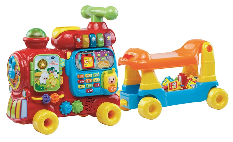 VTech ABC Railway Toy, Multi-Colour, Language:German