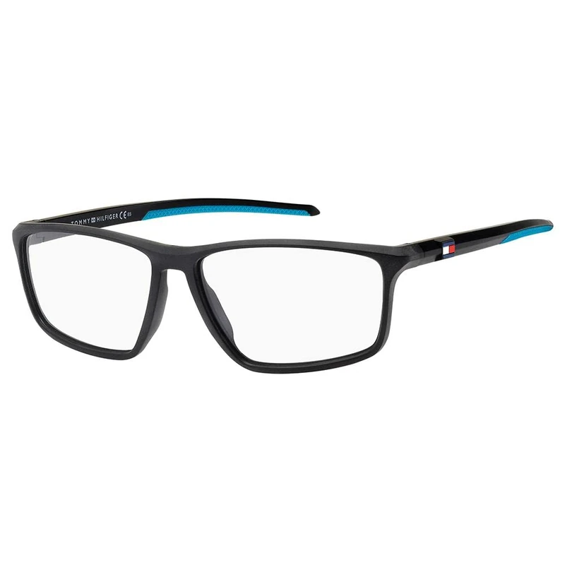 Tommy Hilfiger Th 1834 003/16 MATT BLACK Eyewear Men's Propionate, Standard, 57