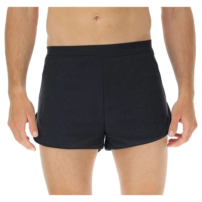 UYN O102358 Running EXCELERATION OW Shorts Men's Black/Iron L