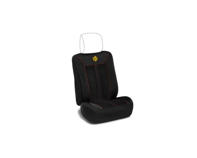 MOMO Seat Backrest. Black-Red Street