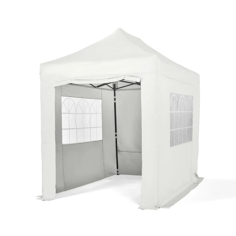 All Seasons Gazebos Heavy Duty, 3x2m Pop up Gazebo with 4 x Fully Waterproof Superior Side Walls White (3x2SuperiorPackageWhite)
