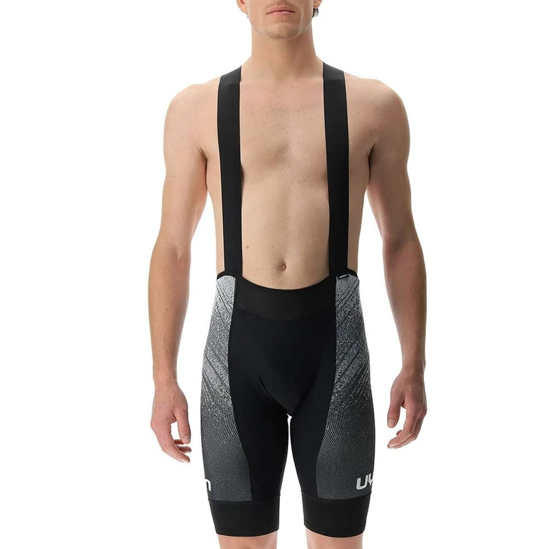 UYN O102006 Biking RACEFAST OW Short Shorts Men's Black White XXL - Image 1