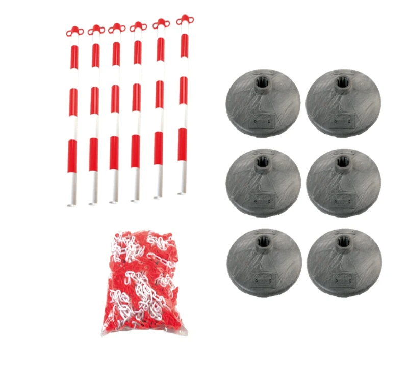 Laser 6701 Set of 6 Posts & Bases with Chain