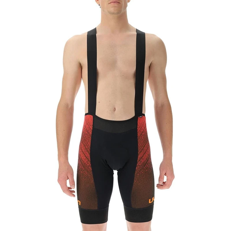 UYN O102006 Biking RACEFAST OW Short Shorts Men's Black/Orange XXL