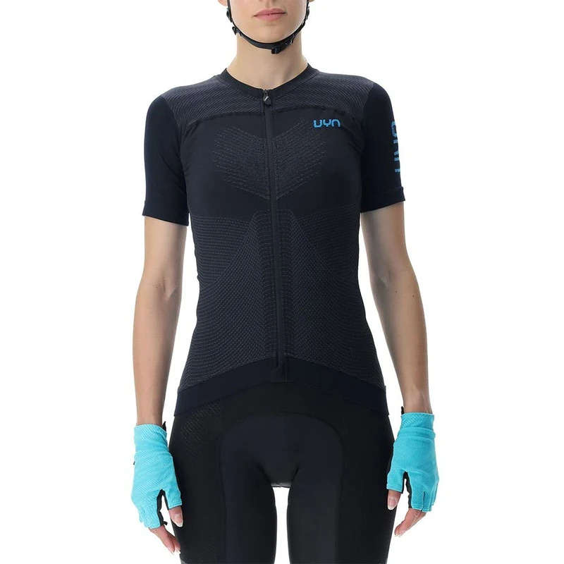 UYN O102291 Biking Garda OW SH_SL T-Shirt Women's Black/Peacock L