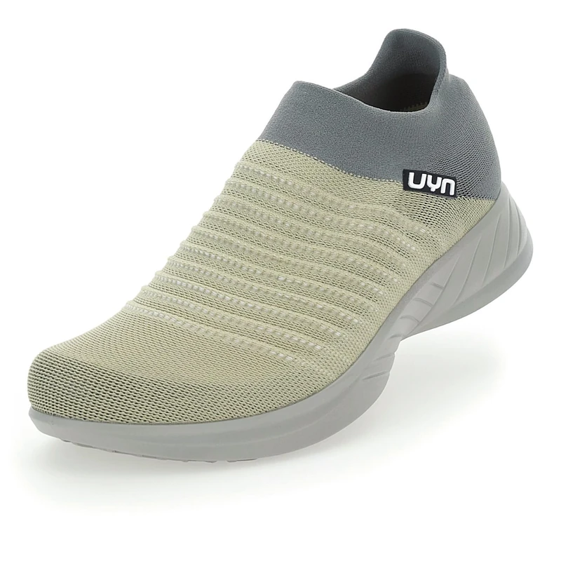 UYN Y100104 ECOLYPT Grey Sole Sneaker Male Beige UK 6.5