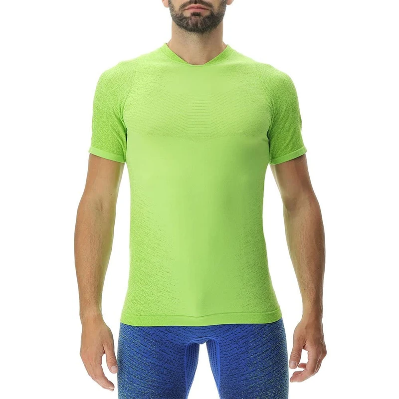 UYN O102337 Running EXCELERATION OW SH_SL T-Shirt Men's Lime/Sulphur Source XXL