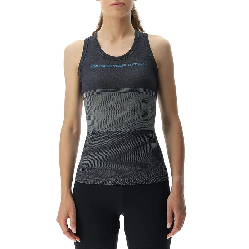UYN Crossover Ow Sleeveless Top Black/Iron L