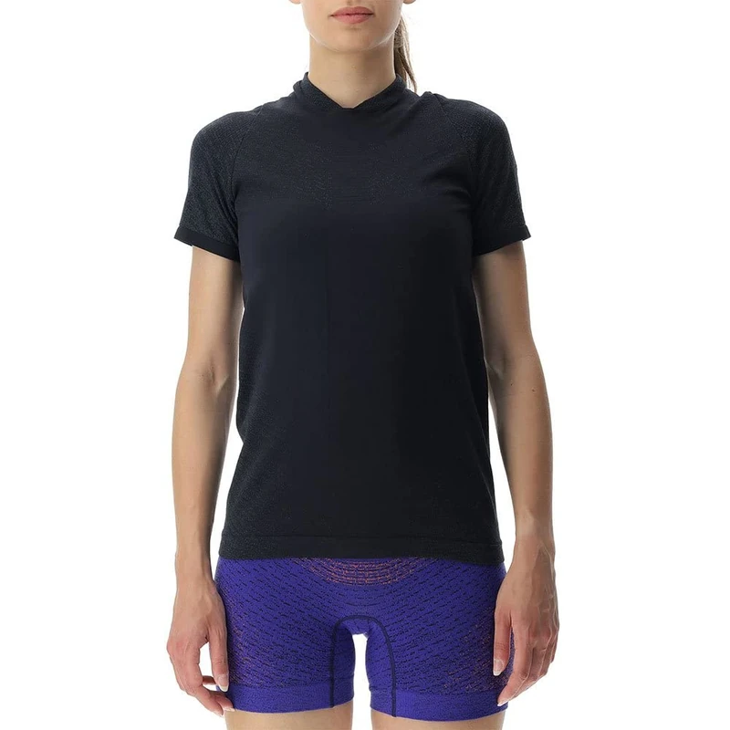 UYN O102338 Running EXCELERATION OW SH_SL T-Shirt Women's Black/Iron L