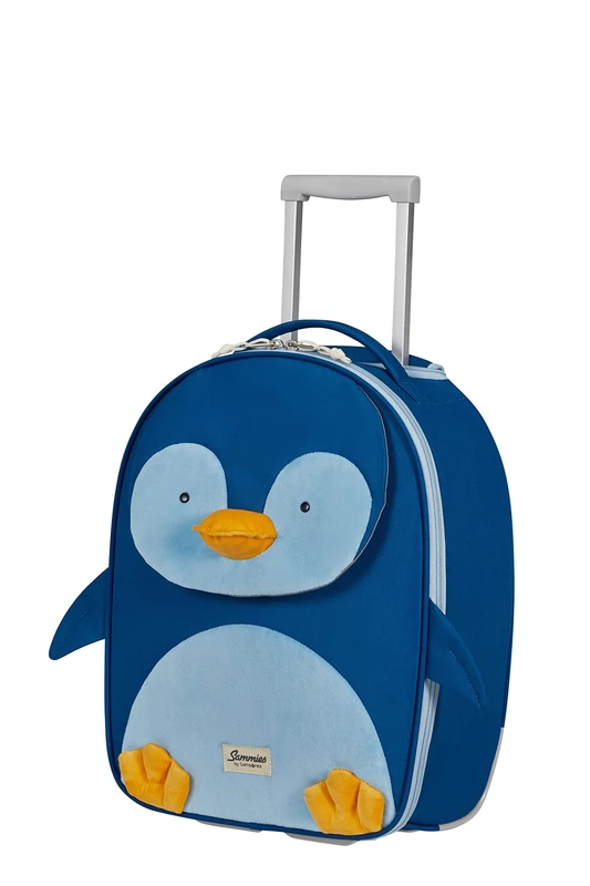 Samsonite Happy Sammies Eco - Upright XS Children's Luggage, 45 cm, 22.5 l, Blue (Penguin Peter)