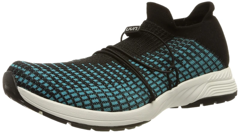 UYN Men's Zephyr Sneaker, Turquoise/Black, 7 UK
