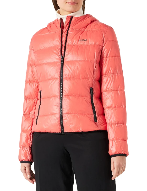 HUGO Women's Famara-1 Outerwear Jacket, Open Red642, M