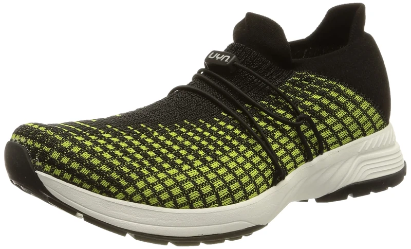 UYN Men's Zephyr Sneaker, Lime/Black, 8.5 UK