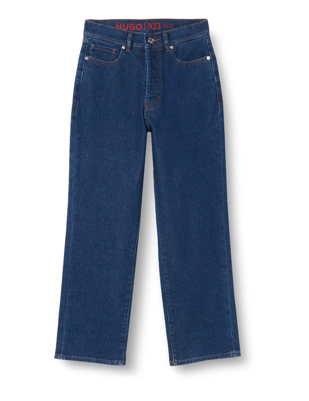 HUGO Women's 933 Jeans_Trousers, Navy415, 30W/32L
