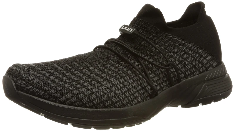 UYN Y100131 Zephyr Black Sole Sneaker Male Grey/Black UK 9.5