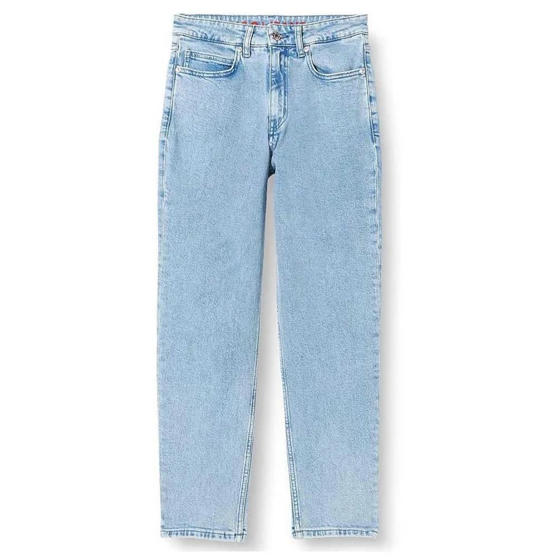 HUGO Women's Gatora Jeans Trousers, Turquoise/Aqua440, 30W x 32L