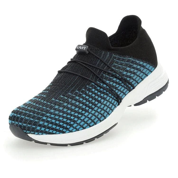 UYN Women's Zephyr Sneaker, Turquoise/Black, 4.5 UK