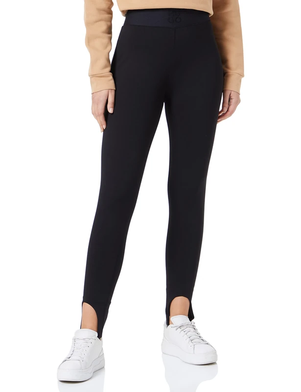 HUGO Women's Heruda Trousers, Black 1, 14