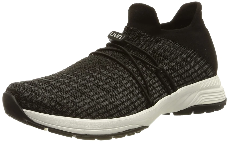 UYN Women's Zephyr Sneaker, Grey/Black, 4.5 UK