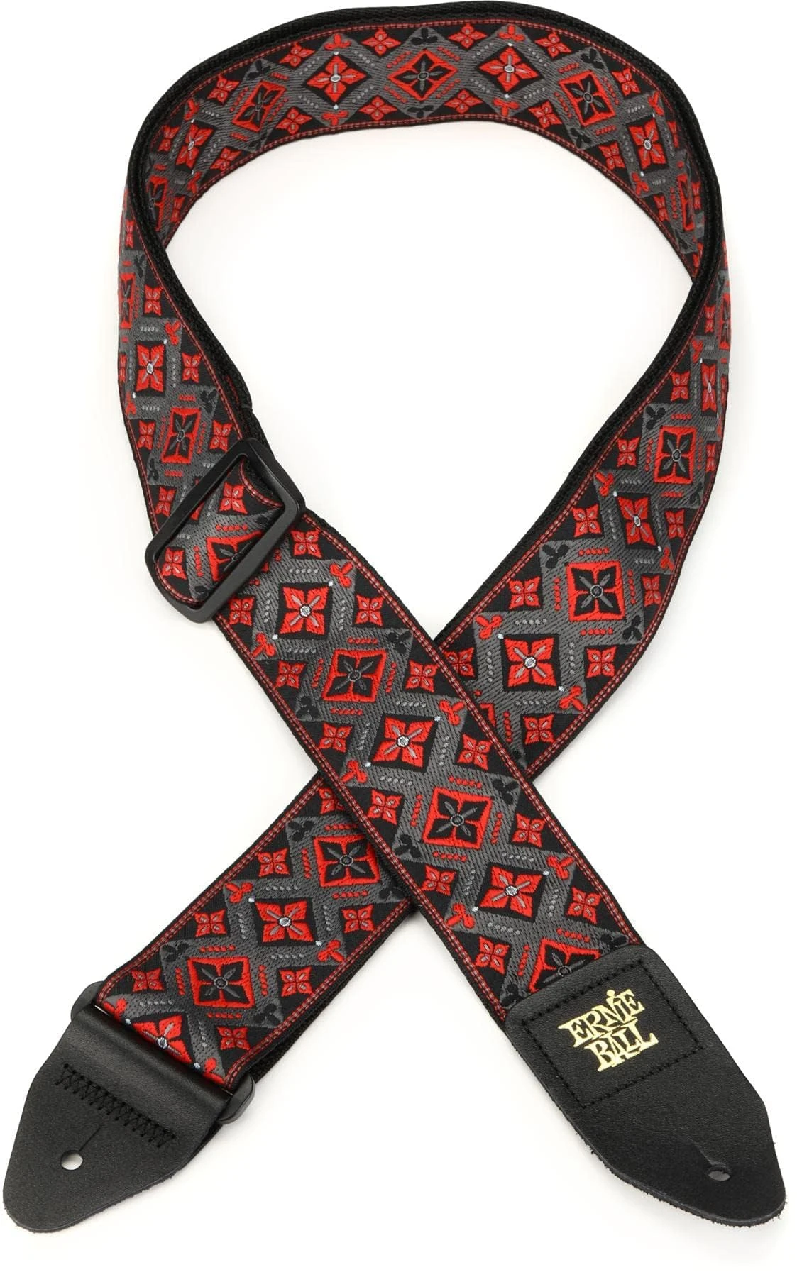Ernie Ball Red King Jacquard Guitar Strap