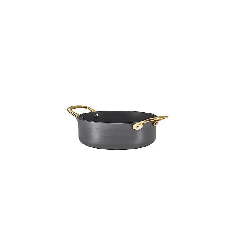 Genware AMC11H Aluminium Mini Casserole Dish, 120mm Height, Pack of 6