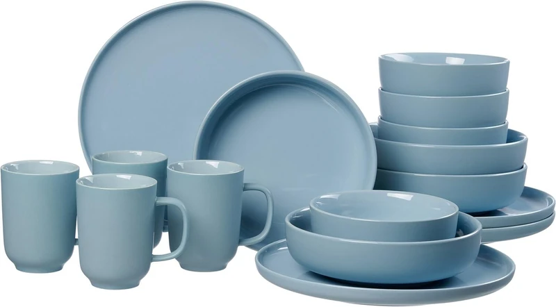 Ritzenhoff & Breker Jasper Dinner Set 16 Pieces Grey Blue
