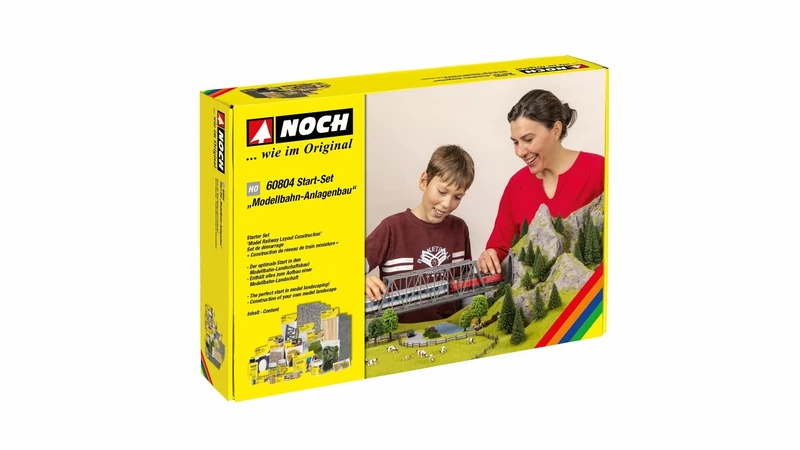 Noch 60804 Starter Set Model Railway Plant Construction, Multicoloured