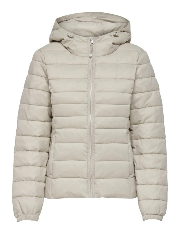 ONLY Female Quilted Jacket Onltahoe Quilted Jacket, Pumice Stone, 3XL