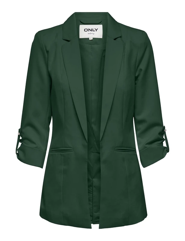 ONLY Womens Onlkayle-orleen 3/4 TLR Noos Blazer, Dunkelgrün, 10 UK