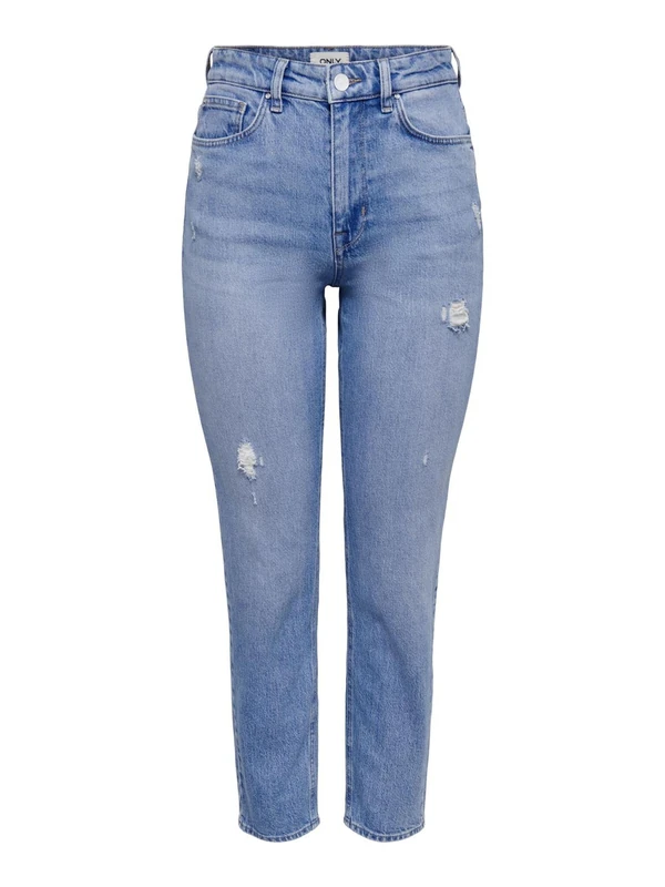 ONLY Female High Waist Jeans Onlemily, Light Blue (Light Blue Denim), 27W x 32L