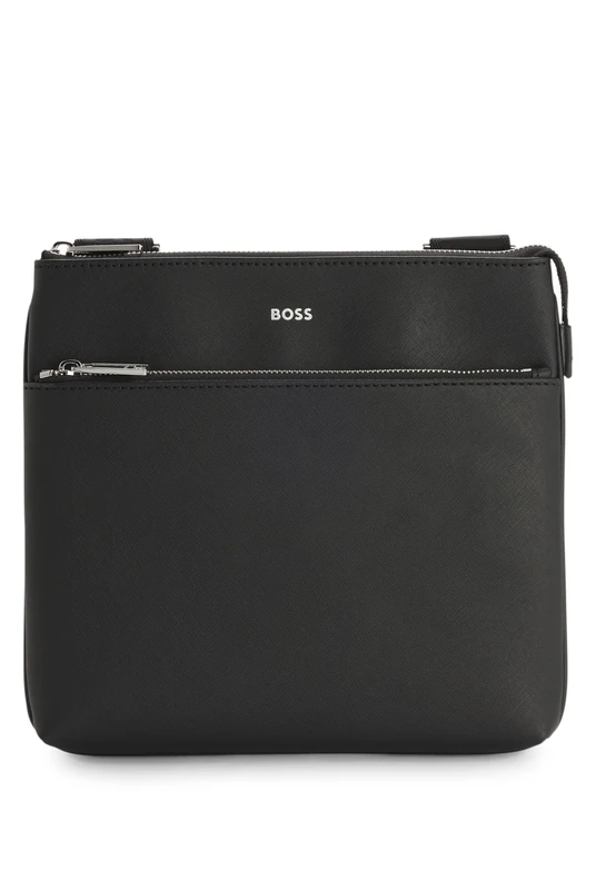BOSS Mens Zair S Large Envelope Bag - Foil-Print Logo