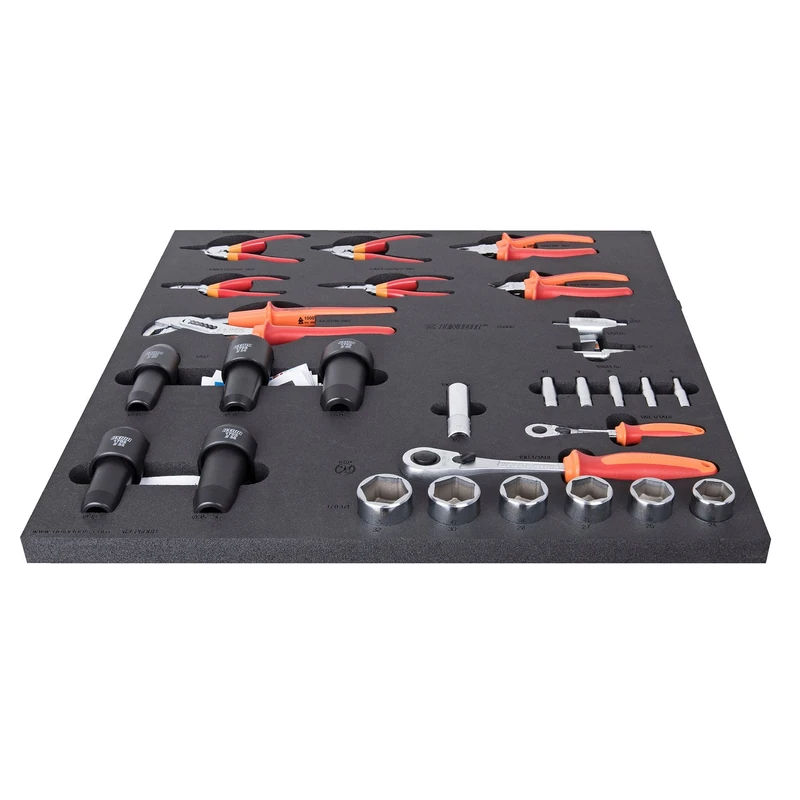 UNIOR Set Of Tools In Tray 3 For 2600d: Red
