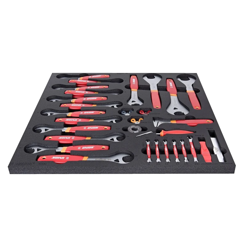 UNIOR Set Of Tools In Tray 2 For 2600a And 2600c-Drivetrain Tools: Red