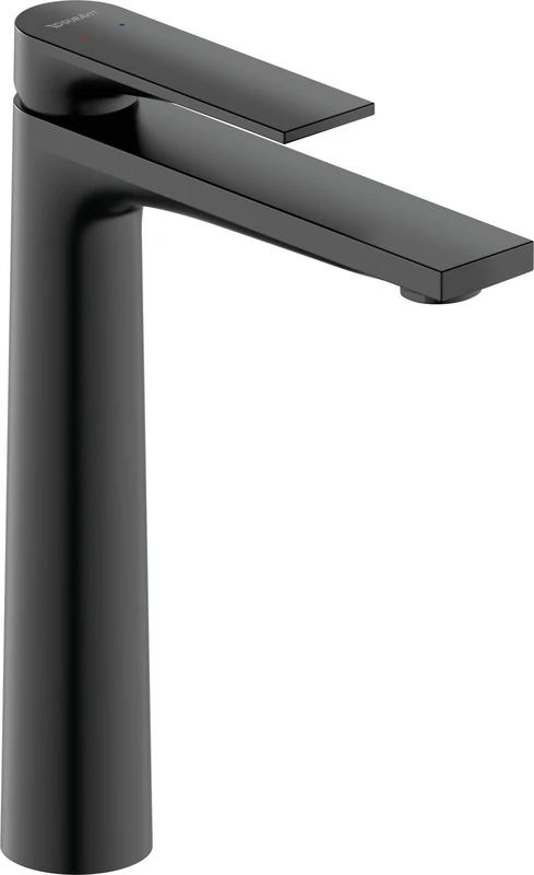 Duravit Tulum Washbasin Tap, Size XL (Spout Height 222 mm), Bathroom Tap, Basin Faucet, Matt Black